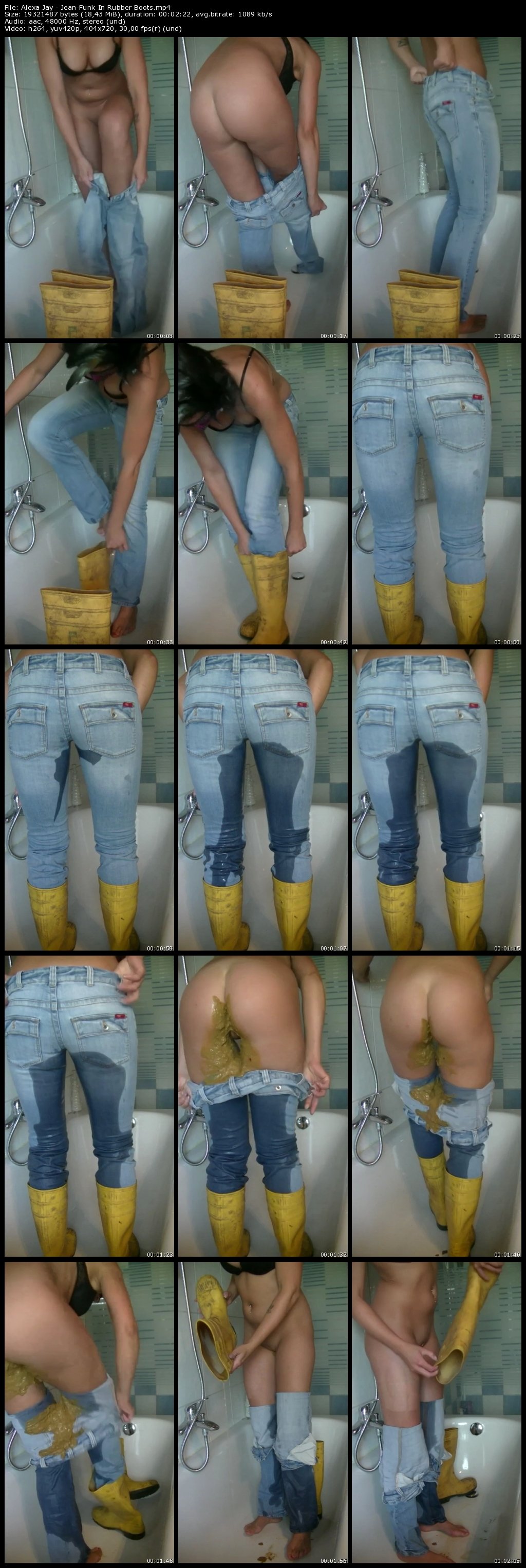 Jeans-Funk In Rubber Boots