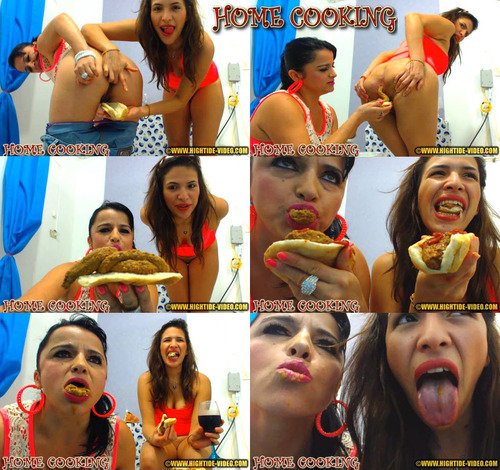 Home Cooking (Paula and Scat Doll in Amateur HD Scat Porn)