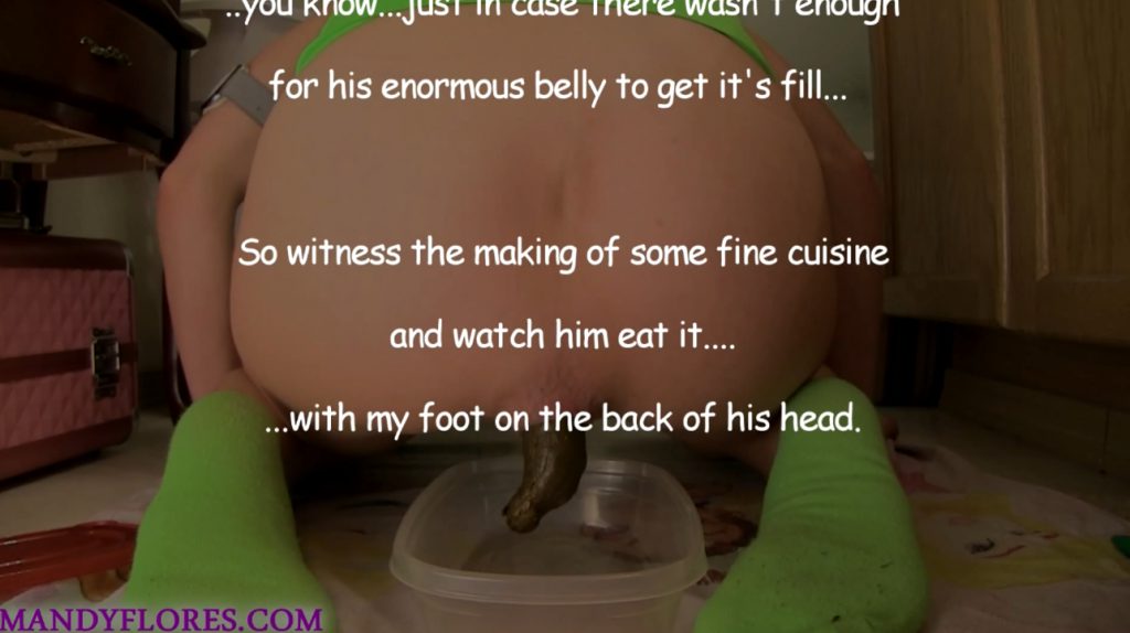Mandy Flores - Extreme Smoking And Scat Humiliation With Slave Ray - 2