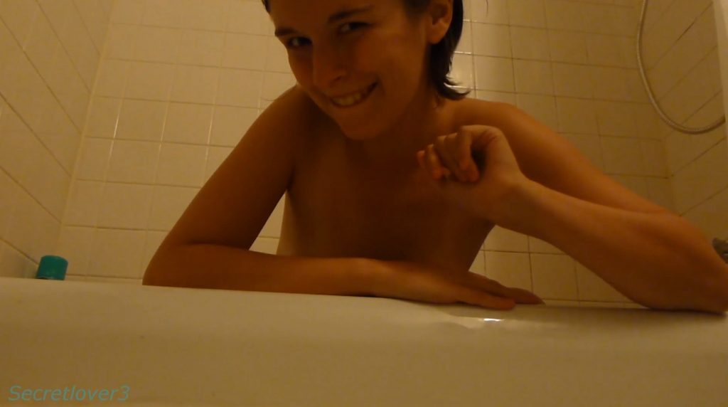 Excellent poping in bathroom from Secretlover3 - May 2017