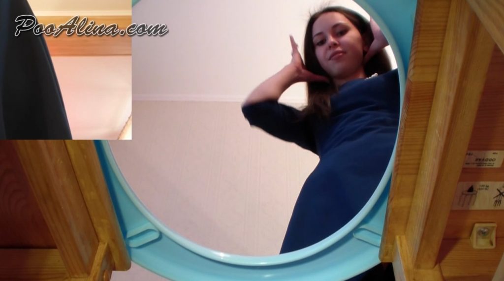 PooAlina - Pooping and spitting in slave mouth (FULL HD 1080p)