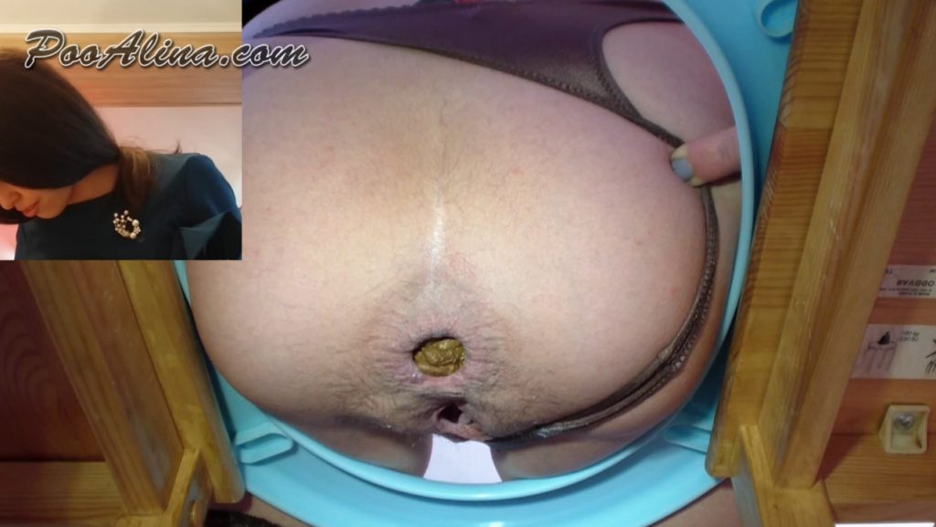 PooAlina - Pooping and spitting in slave mouth - 2