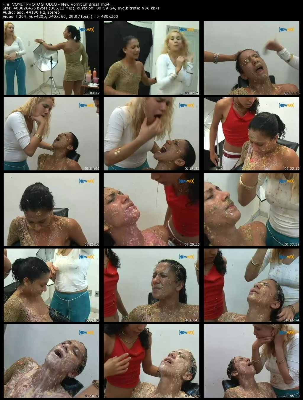 VOMIT PHOTO STUDIO - Giovanna, Michelle and Priscila from New Vomit In Brazil