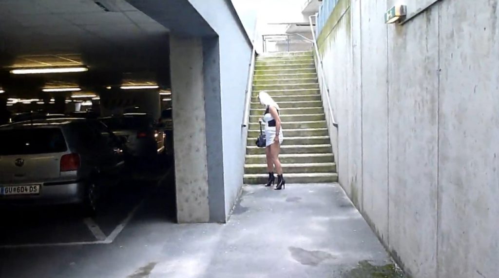 Kaetzchen75 - Crap In The Garage (Outdoor Peeing and Shitting) 2