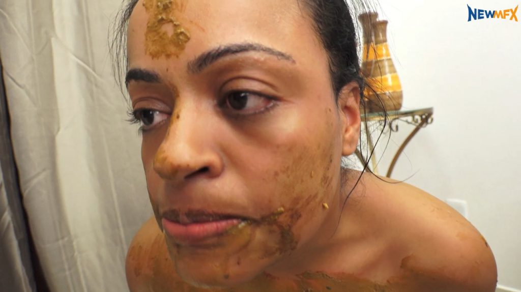 Lezdom - scat goddess forced slavegirl swallows feces (FULL HD 1080p) 7