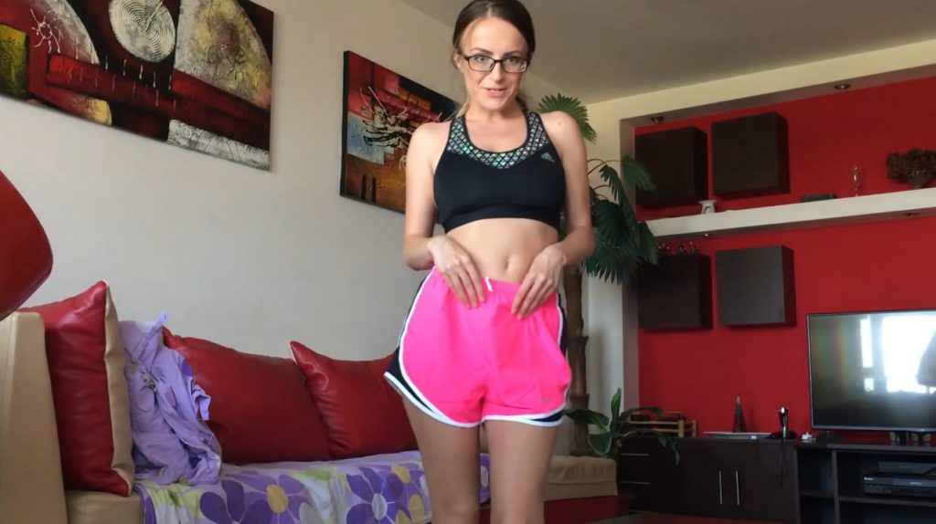Josslyn Kane - Pink Nike Tempo Shorts