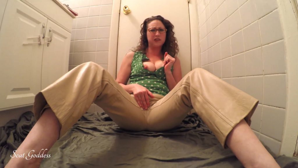 Scat Goddess Amanda - Worship MY Filthy Ass - Scat Destroyed Leather 2