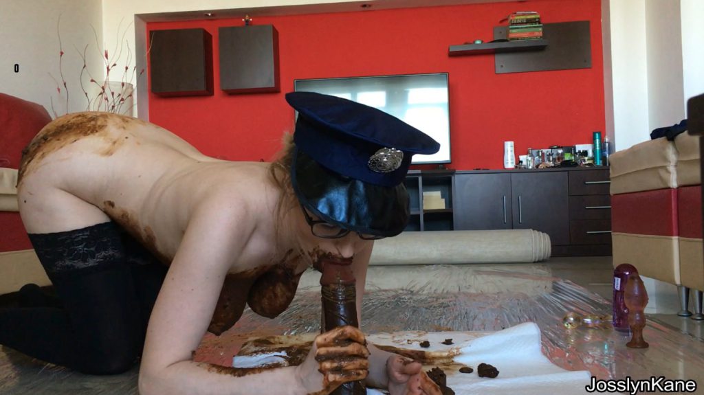Josslyn Kane - Roleplay scat game dirty police officer - 6