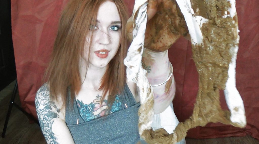 Sweet Betty - Pantypoop and scat play with big shitty pile - 6