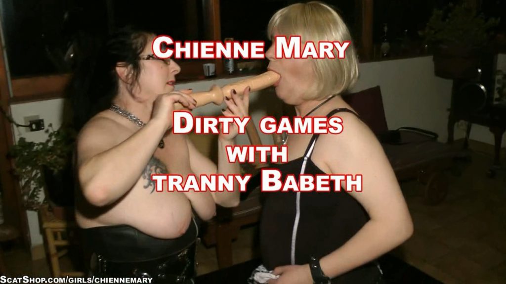 Chienne Mary - Dirty Games With Tranny Babeth (HD 720p)