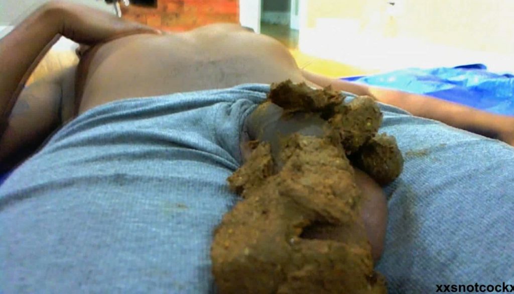 Shitty lubricant for jerking black cock. (HD 1080p) - 3