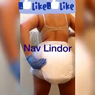 Fat girl pooping in white diapers - Image 3