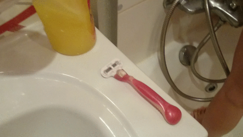 Brown wife - I use shit like shaving gel