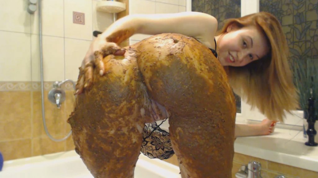 Dirty Lena - Smearing Shit, Anal with vibrator (FUll HD 1080p) Image 3