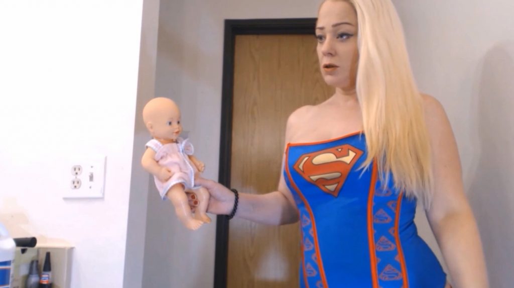Shitty doll sit and squash (Cosmic Girl)