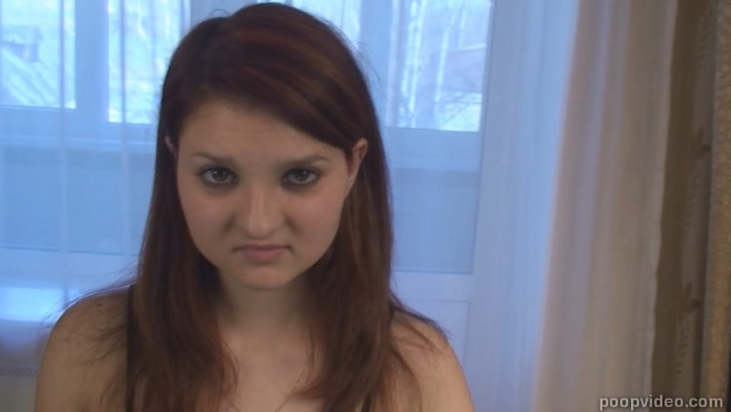 Teenage girl from Russia in Scat Solo Video (HD-720p)