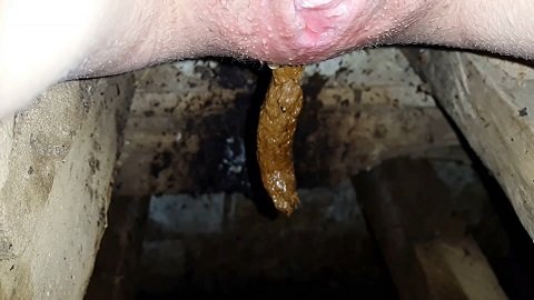 Outdoor Village Toilet - 5 Shit Compilation (Anna Coprofield)