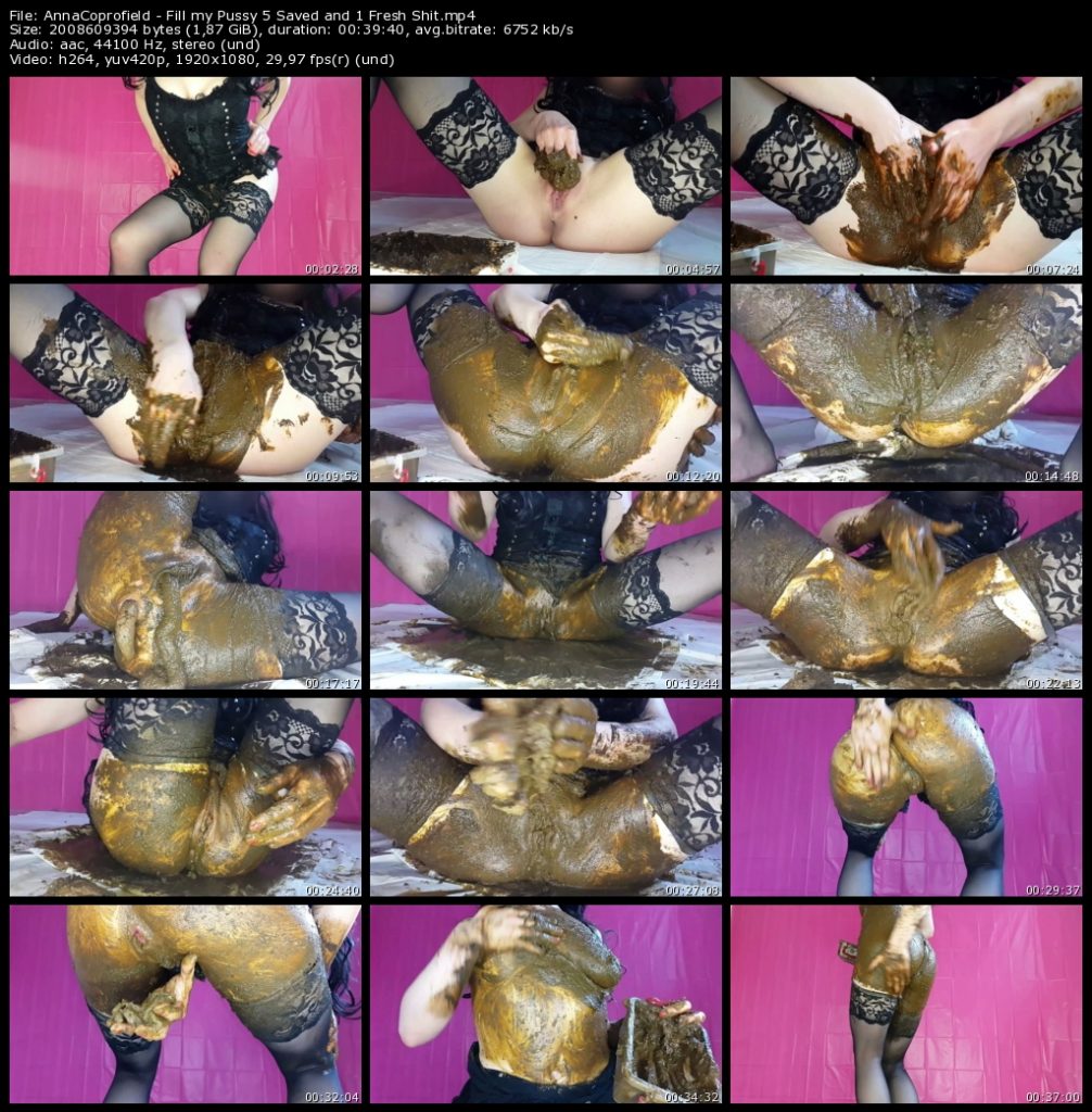 Fill my Pussy 5 Saved and 1 Fresh Shit (Anna Coprofield)