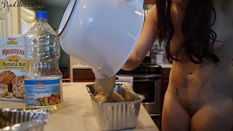 PooAlexa - Huge Poop In My Banana Loaf Mix - Img 4