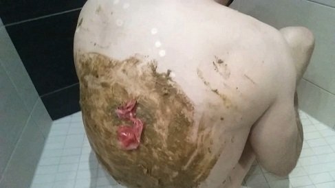 Slave pig sucks condoms and eats my shit - HD 720p