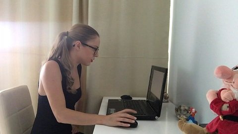 Dirty at the office [Ella Gilbert] Full HD-1080p in 1,7 Gb