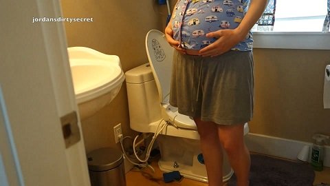 [2019] Jordans Dirty Secret - Very Pregnant Fingering Orgasm and Shit (110 Mb) May 2-nd